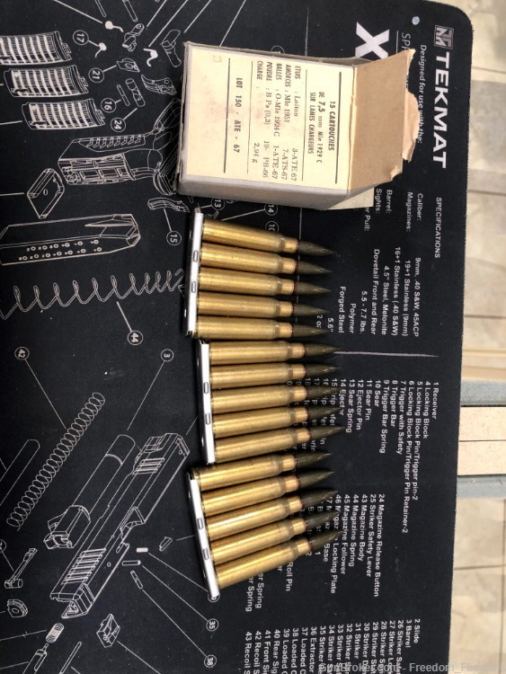 480 rds of Surplus 7.5x54mm French (7.5mas) -img-2