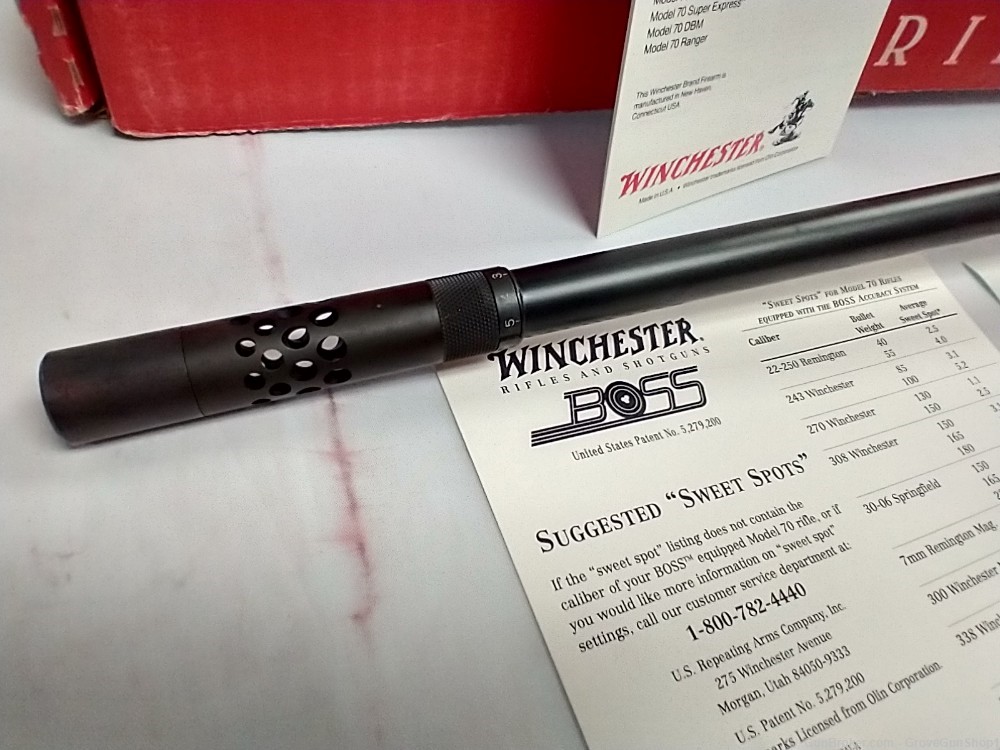Winchester M70 Classic SM 270Win Pre-64 Style Action w/BOSS 24" 1990's-img-7