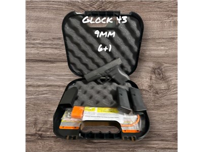 GLOCK 43 9MM  6+1 LOWEST PRICE BUY IT NOW ON GUN BROKER