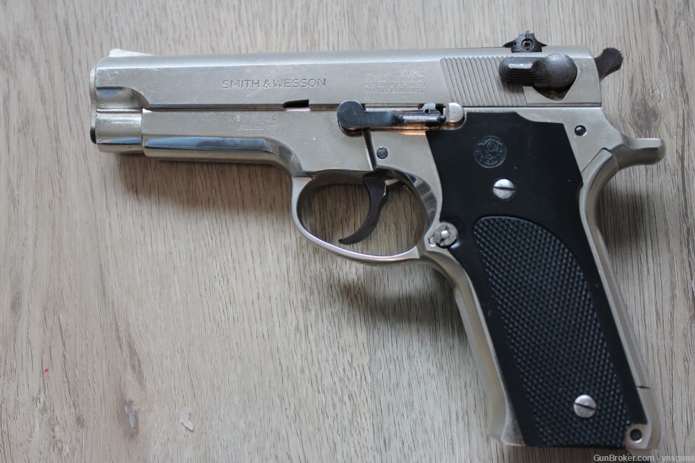 Smith & Wesson Model 59 Nickel 9mm-img-2