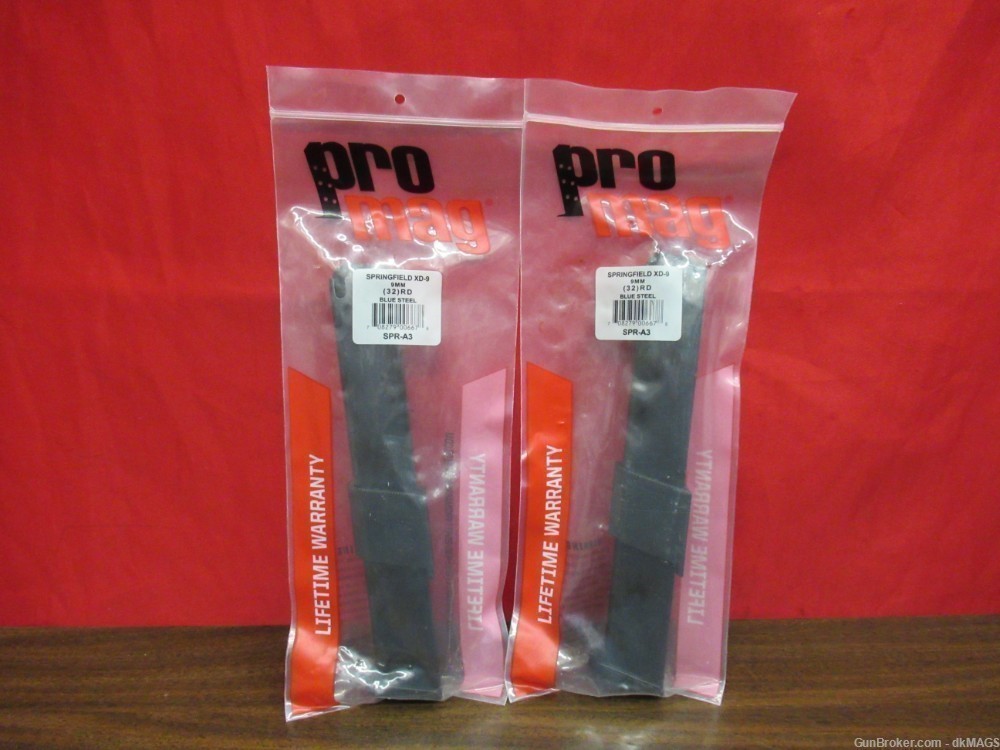 2 ProMag Springfield XD-9 9mm 32 round Magazines-img-0