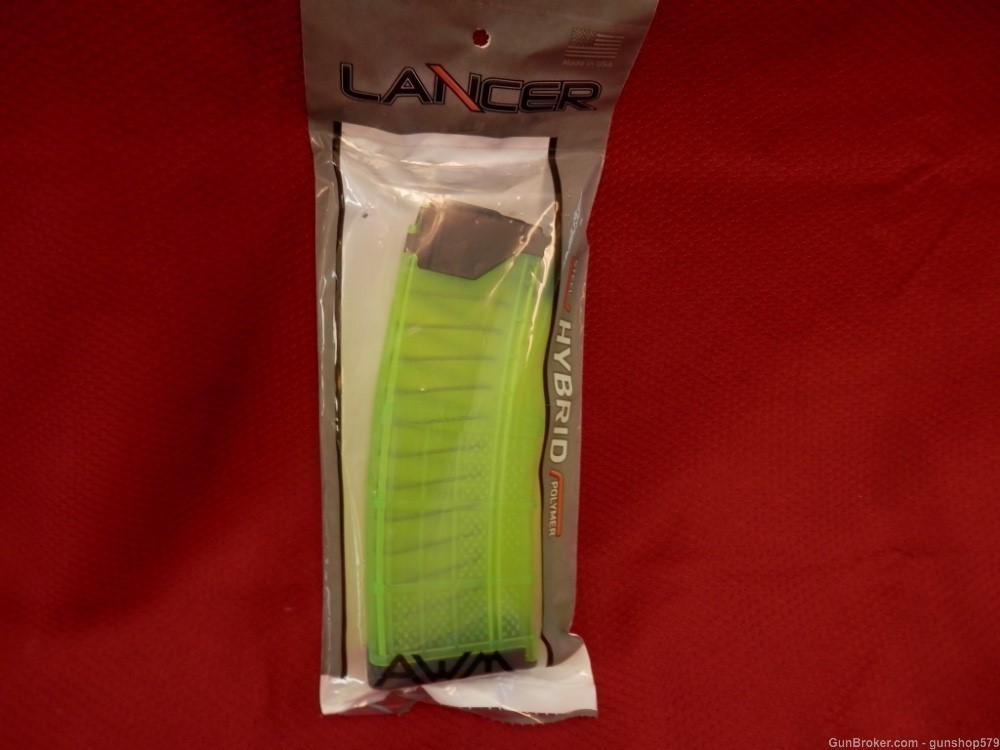 LANCER TRANSLUCENT ALIEN GREEN TACTICAL 10 MAG LOT SALE PACKAGE EDC PDW M4-img-10