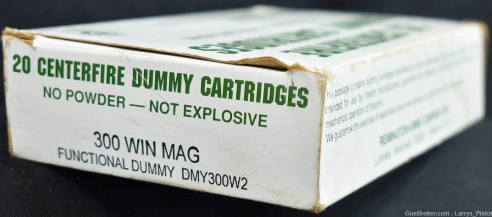 20 RDS Factory Loaded Dummy Remington .300 Win. Mag Cartridges-img-2