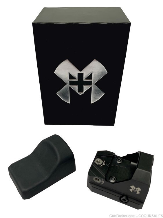 M+M Industries: M+M 3 MOA Micro Red Dot Sight w/ Mount and Cover NEW -img-7