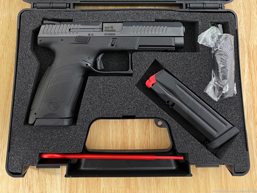 CZ P-10 SC 9mm/9x19/9Para/9Luger NEW Black 15rd x2 Mags PENNY-img-5