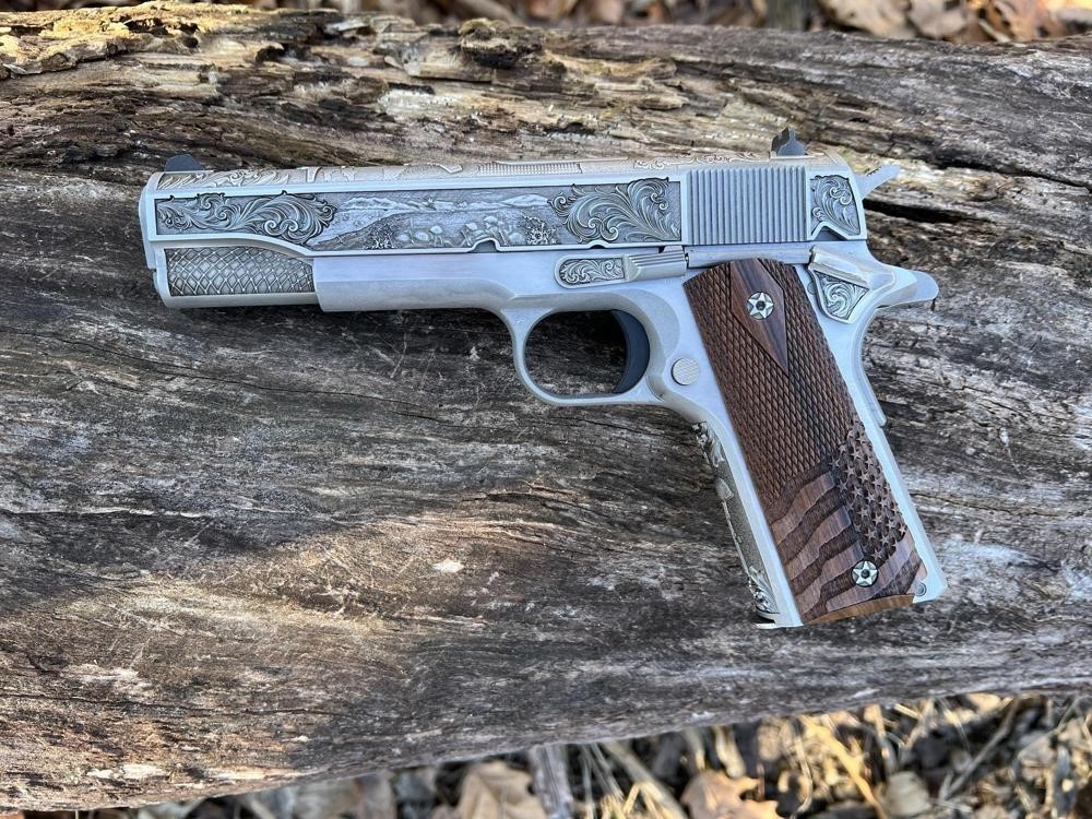 Colt 1911 Custom Engraved D-Day Commemorative by Altamont-img-24