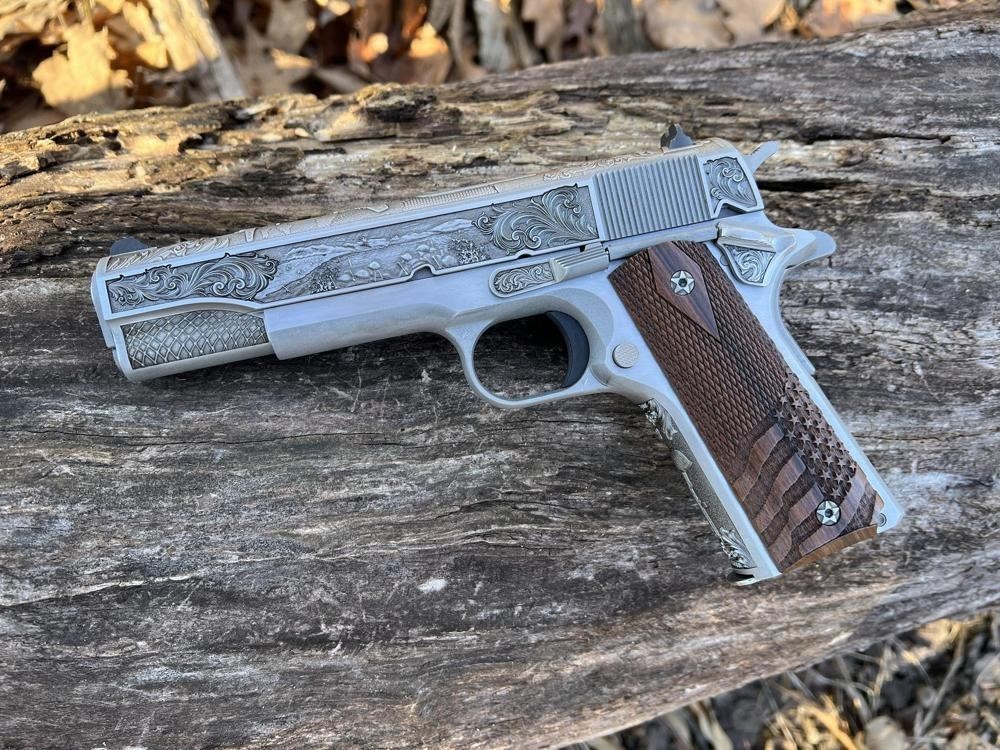 Colt 1911 Custom Engraved D-Day Commemorative by Altamont-img-25