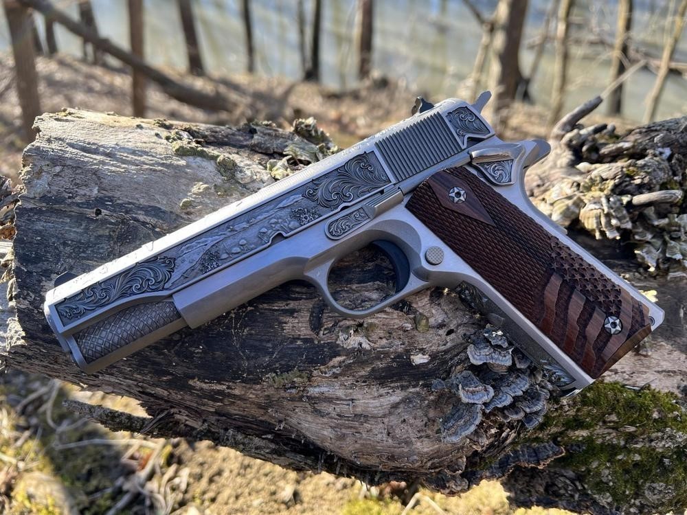 Colt 1911 Custom Engraved D-Day Commemorative by Altamont-img-5