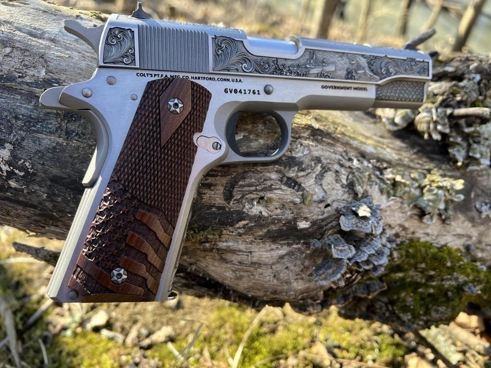 Colt 1911 Custom Engraved D-Day Commemorative by Altamont-img-8