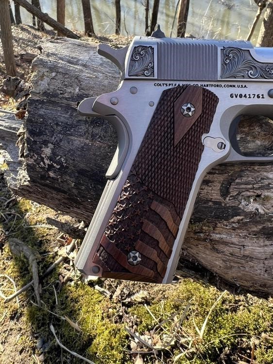 Colt 1911 Custom Engraved D-Day Commemorative by Altamont-img-12