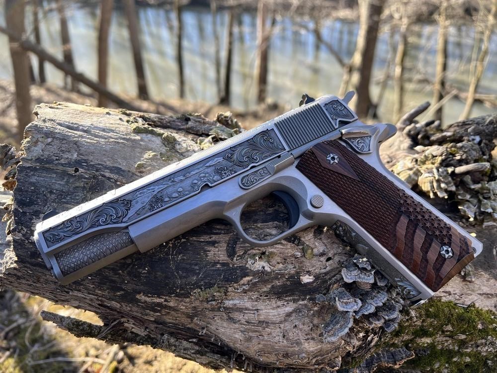 Colt 1911 Custom Engraved D-Day Commemorative by Altamont-img-26