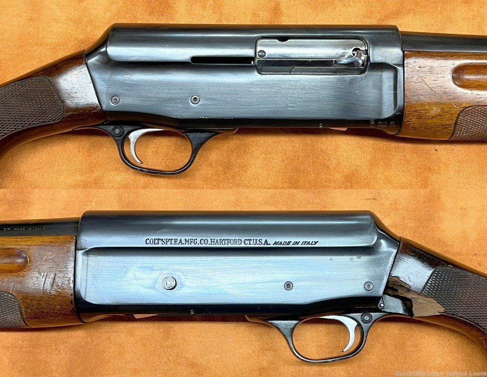 Rare Colt Franchi Standard Semi Auto .12 Gauge Shotgun Made in Italy-img-2