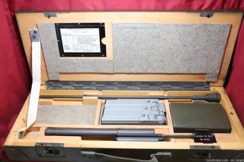 HK G3 .22 19" Barrel .22 LR Caliber Conversion Kit with Case (1 Magazine)-img-0