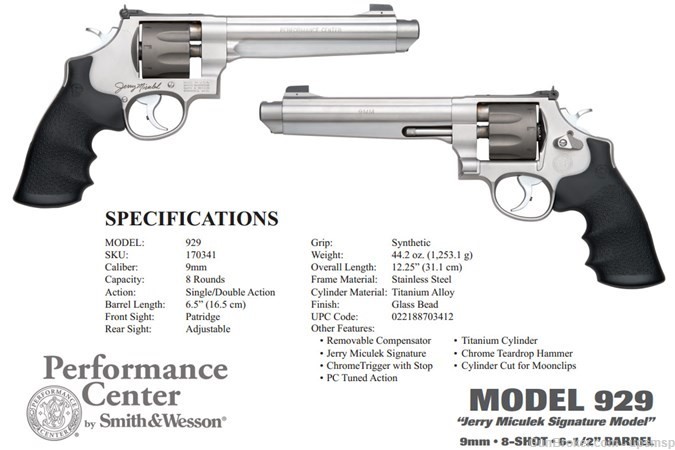 SMITH AND WESSON 929 PERFORMANCE CENTER 9MM    170341-img-0
