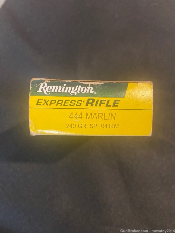 20 Remington Express .444 Marlin 240 Grn SP Factory Ammunition-img-0