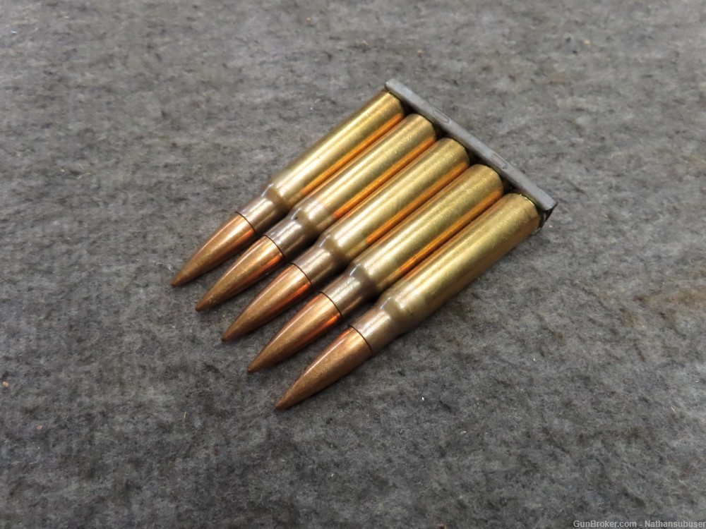 240 Rounds - Portuguese M937 8mm Mauser Ammo - On Clips - Bright and Clean-img-8