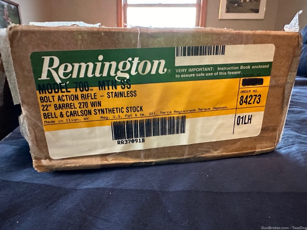Remington 700 Mountain Rifle .270 Win. Bell & Carlson Stock-img-7