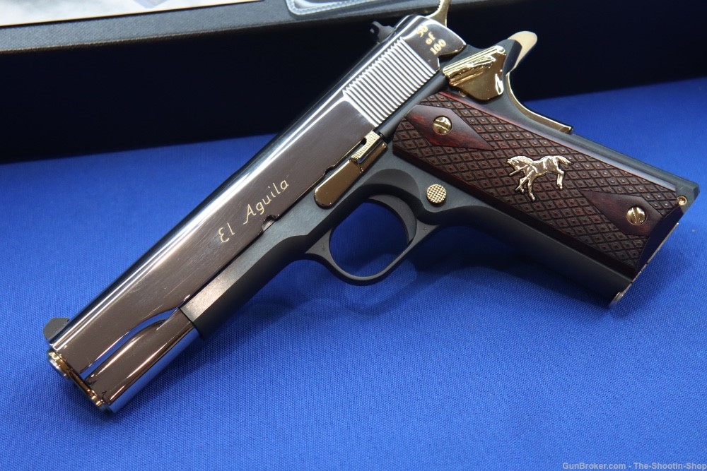 Colt Government Model EL AGUILA 1911 Pistol 38 SUPER #50 of 100 High Polish-img-1