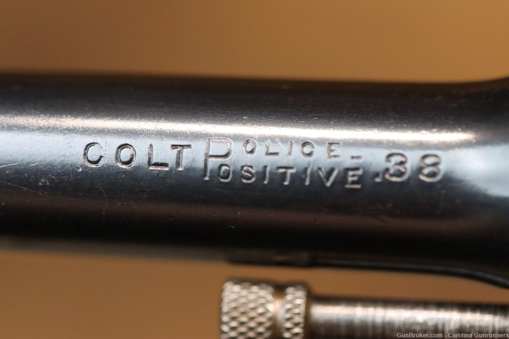 Colt Police Positive .38 Caliber .38 S&W Long 4" Revolver Mfg 1927-img-7