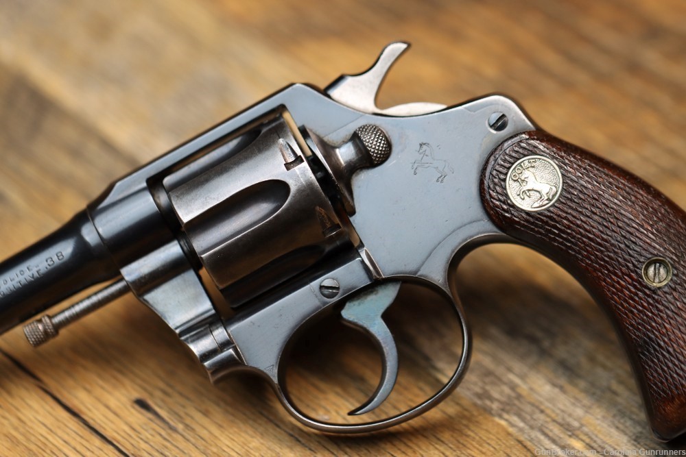 Colt Police Positive .38 Caliber .38 S&W Long 4" Revolver Mfg 1927-img-2