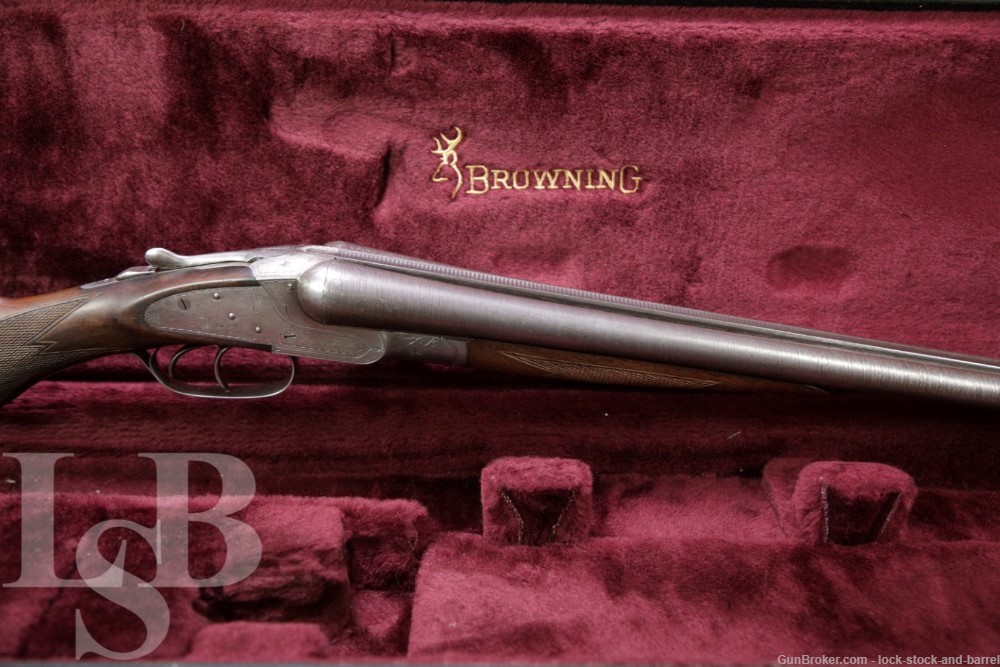 Baker Gun Co. B Grade Hammerless 12 Gauge SxS Double Barrel Shotgun C&R-img-0
