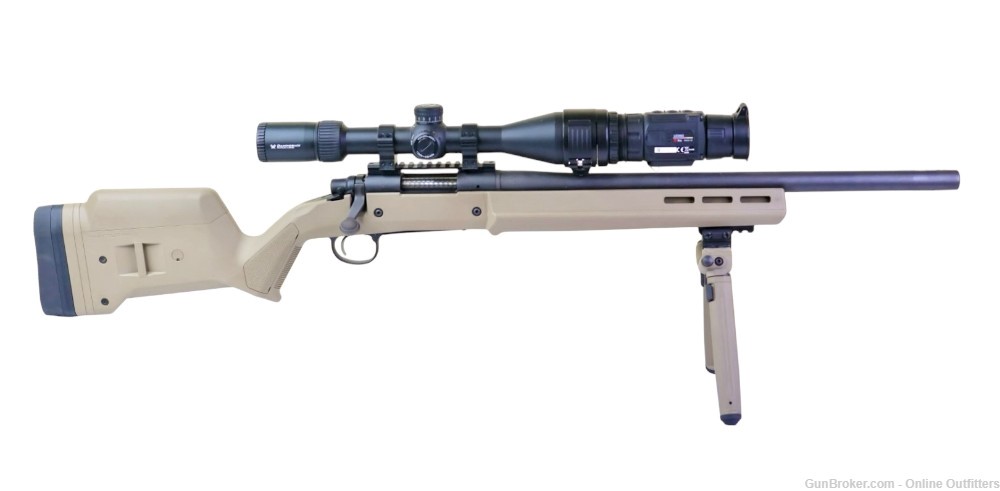 Remington 700 Magpul Hunter 308 Win Bolt Action 20" 4+1 FDE Scope Combo-img-7