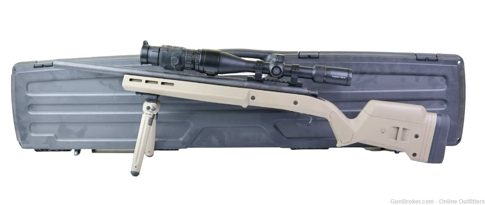 Remington 700 Magpul Hunter 308 Win Bolt Action 20" 4+1 FDE Scope Combo-img-0
