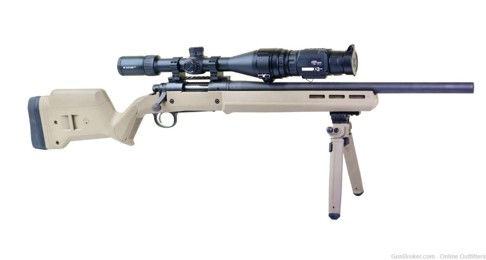 Remington 700 Magpul Hunter 308 Win Bolt Action 20" 4+1 FDE Scope Combo-img-6