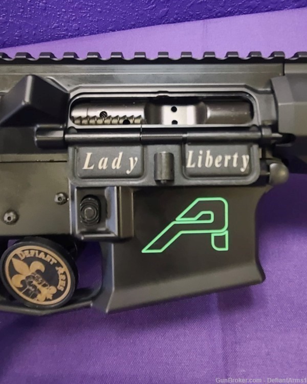 Aero Precision "Lady Liberty" M4E1 Rifle, 5.56, New, Custom AR! PENNY START-img-10