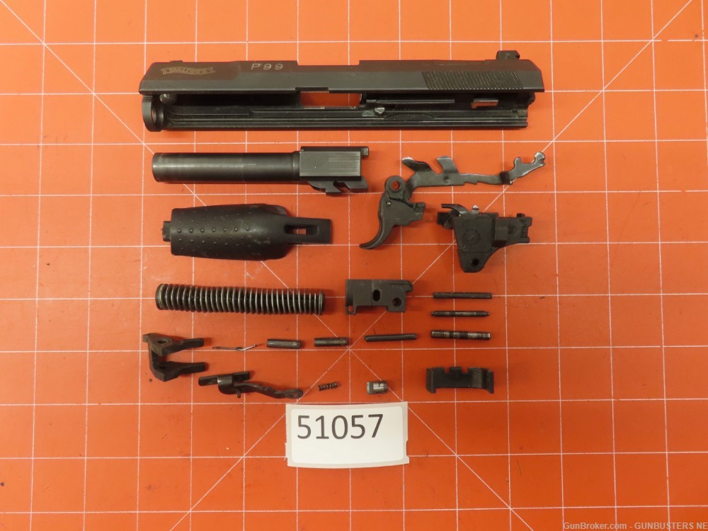 Walther model P99 .9mm Repair Parts #51057-img-0