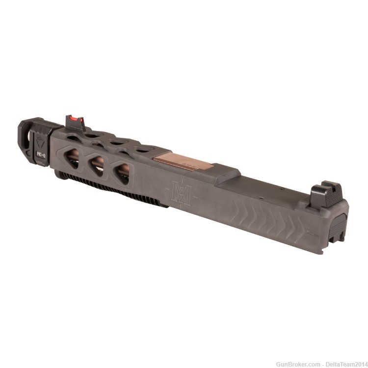 Complete Slide for Glock 19 - Strike Industries Quad Compensator-img-3