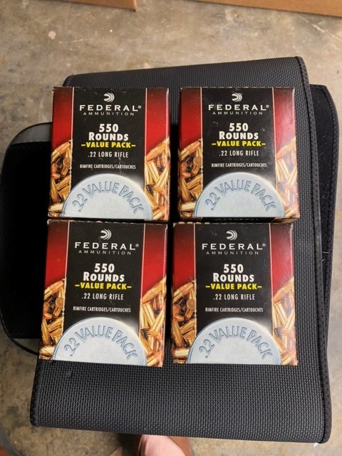 550 Round Boxes of Federal Premium .22 LR-img-1