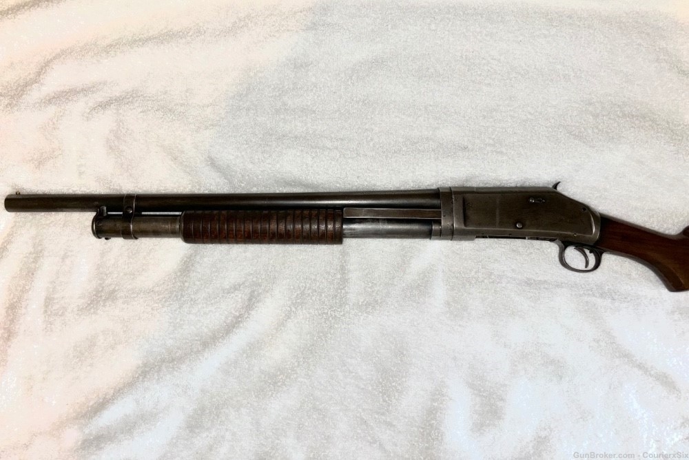 Very Rare 16g Model 1897 Riot Shotgun-img-1
