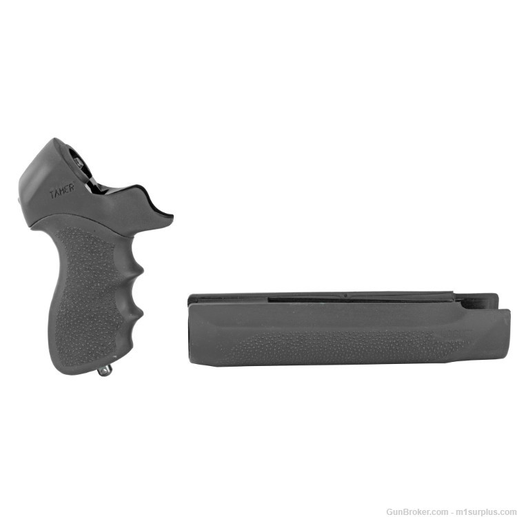 USA Made HOGUE Tamer Pistol Grip + Forend for Mossberg 500 590 Shotgun-img-1