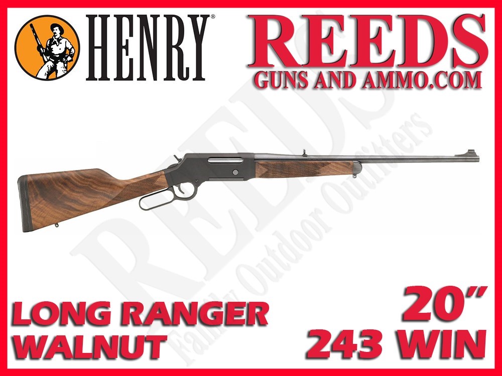 Henry The Long Ranger Sights Walnut 243 Win 20in H014S-243-img-0
