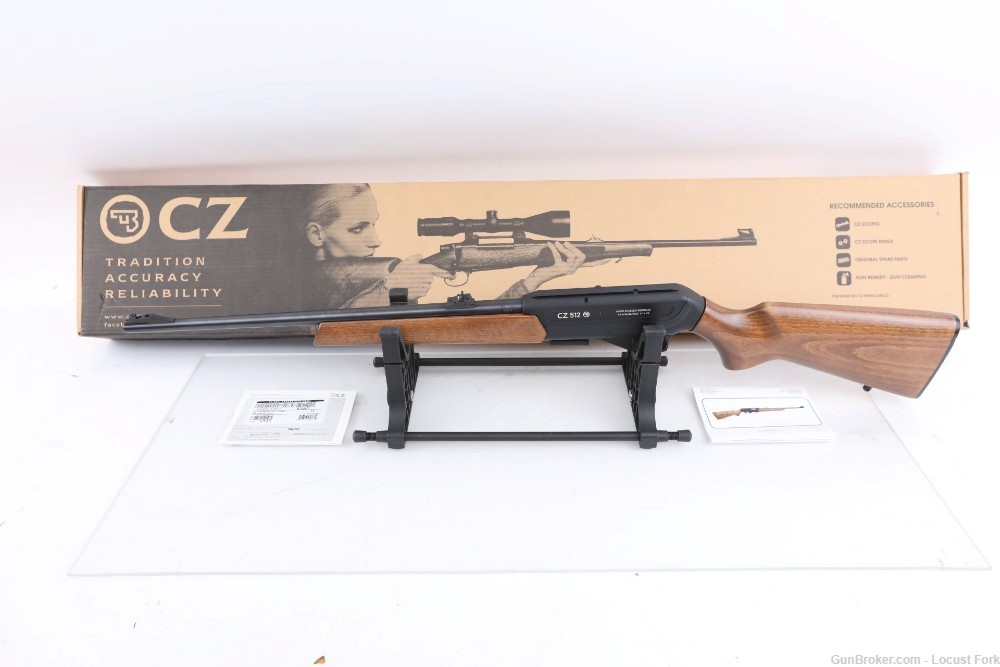 CZ USA 512 22 WMR 22 Magnum Semi Auto 20.75" UNFIRED w/ Factory Box NoResrv-img-0