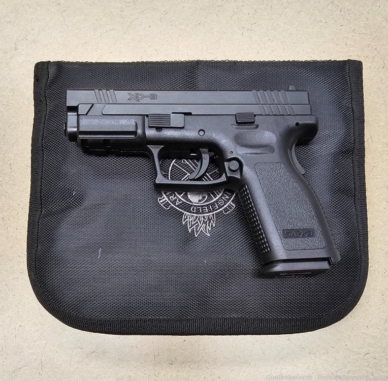 USED Springfield Armory XD9 4" Service W/ 1 Mag-img-0