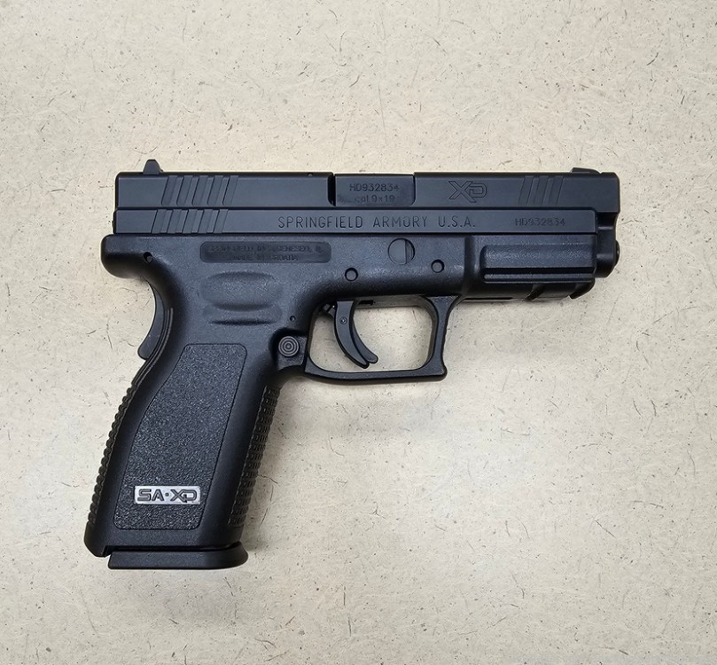 USED Springfield Armory XD9 4" Service W/ 1 Mag-img-1