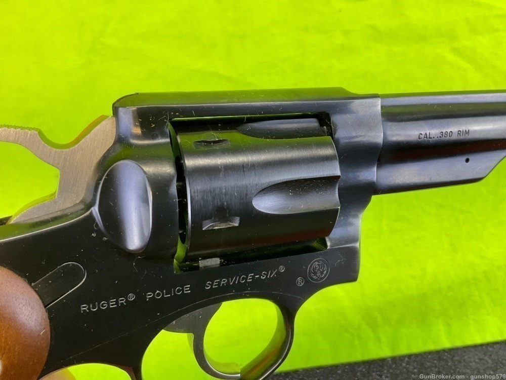 RARE Ruger Police Service Six INDIAN Contract 380 Rimmed 38 S&W 38/200 NEW-img-18