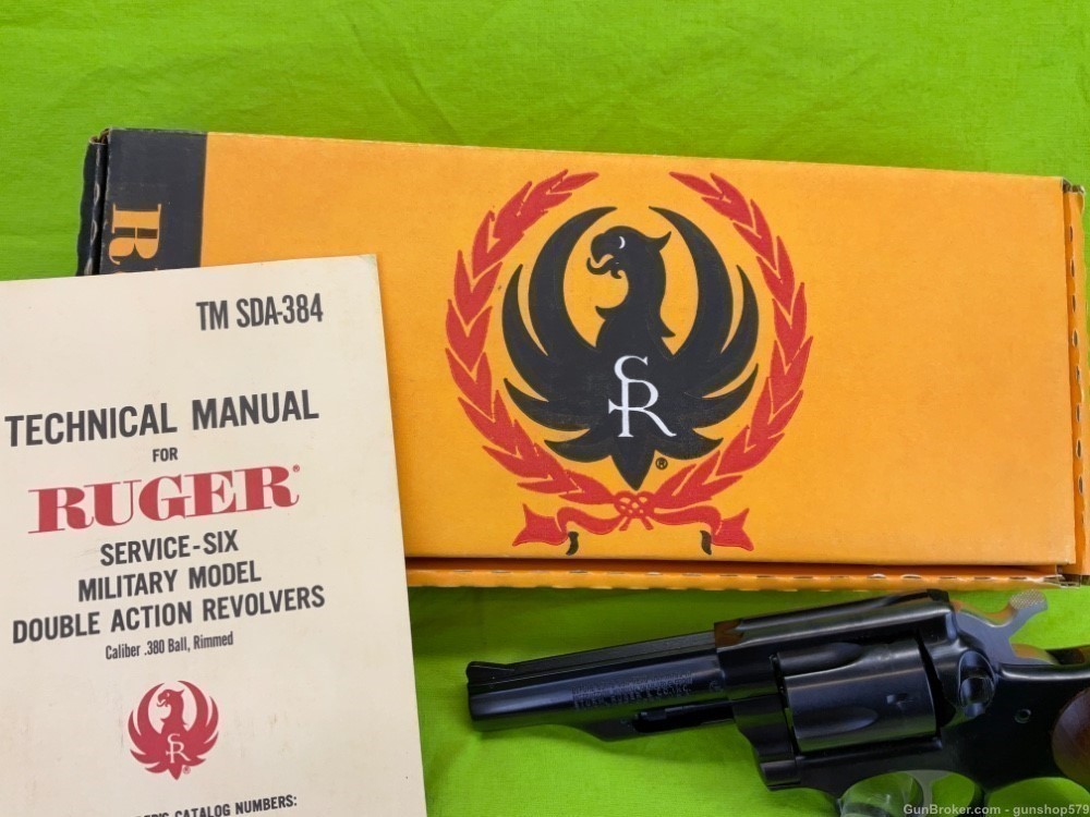 RARE Ruger Police Service Six INDIAN Contract 380 Rimmed 38 S&W 38/200 NEW-img-2