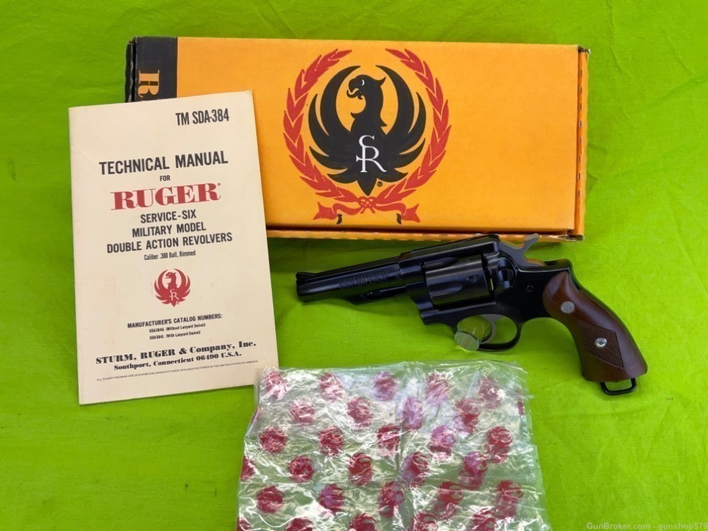RARE Ruger Police Service Six INDIAN Contract 380 Rimmed 38 S&W 38/200 NEW-img-0