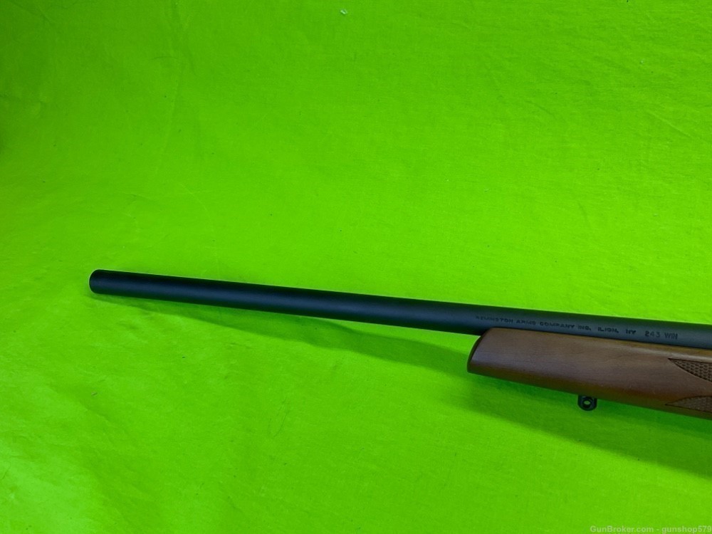 Remington 700 ADL 243 Winchester Matte Blue Hardwood DNZ Mount Bolt Action -img-13