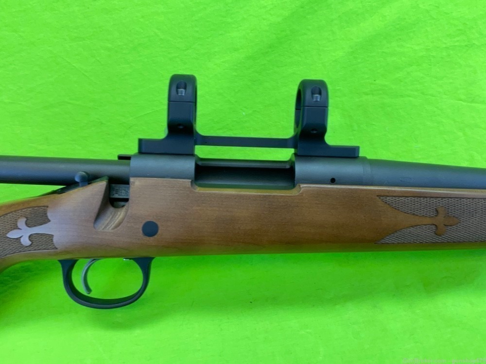 Remington 700 ADL 243 Winchester Matte Blue Hardwood DNZ Mount Bolt Action -img-4