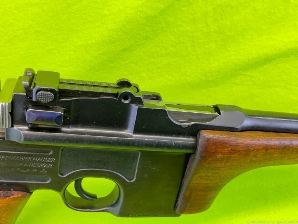 Custom Mauser C96 Bolo Carbine 16 Inch Broomhandle Semi Auto Waffenfabrik-img-10