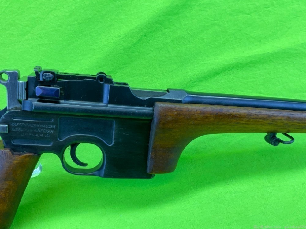 Custom Mauser C96 Bolo Carbine 16 Inch Broomhandle Semi Auto Waffenfabrik-img-5
