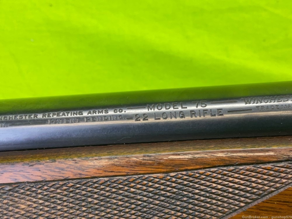 RARE Vintage WInchester Model 75 Deluxe Target Rifle 22 LR 1948 Rimfire C&R-img-35