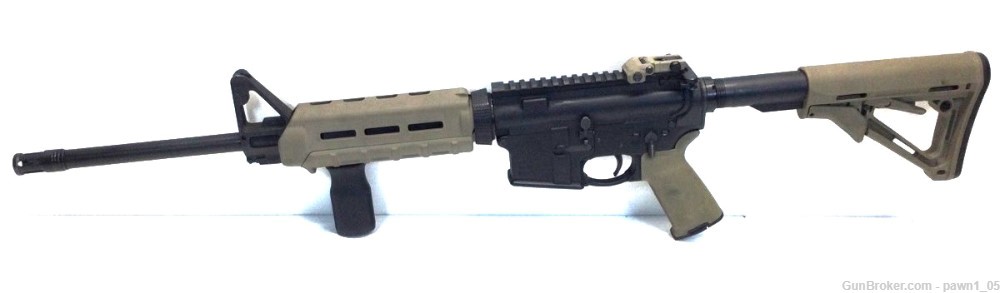 Ruger AR-556 AR556 Semi Auto Rifle W/ Magpul Furniture & Vertical Grip-img-0