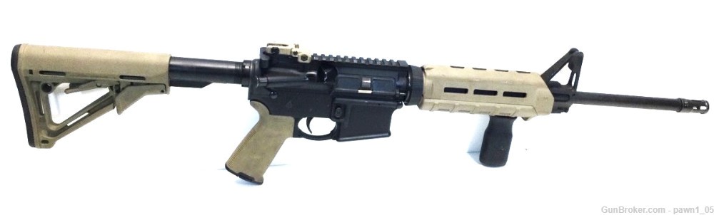 Ruger AR-556 AR556 Semi Auto Rifle W/ Magpul Furniture & Vertical Grip-img-1