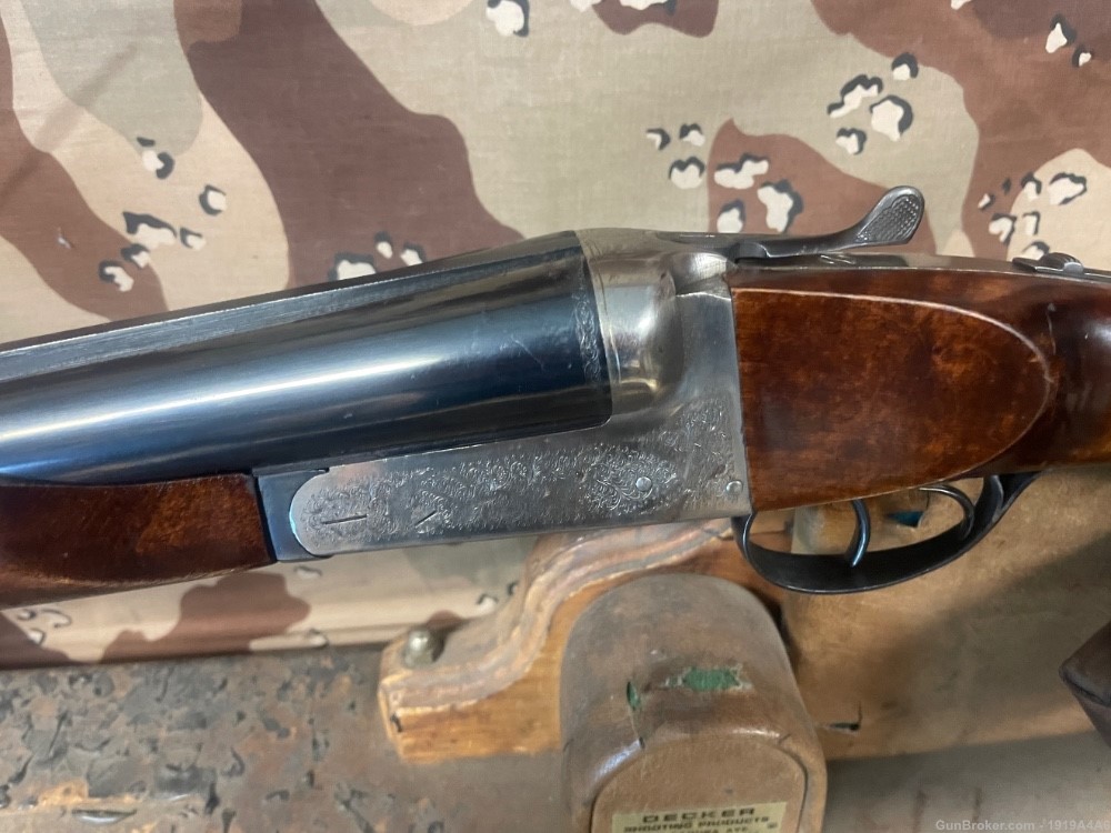 Zabala 711 10ga SxS engraved full shotgun side Spain 3.5-img-2