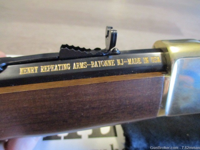 Henry Arms 20" Big Boy 357mag Brass Lever Action 357 Magnum Octagon Barrel -img-11